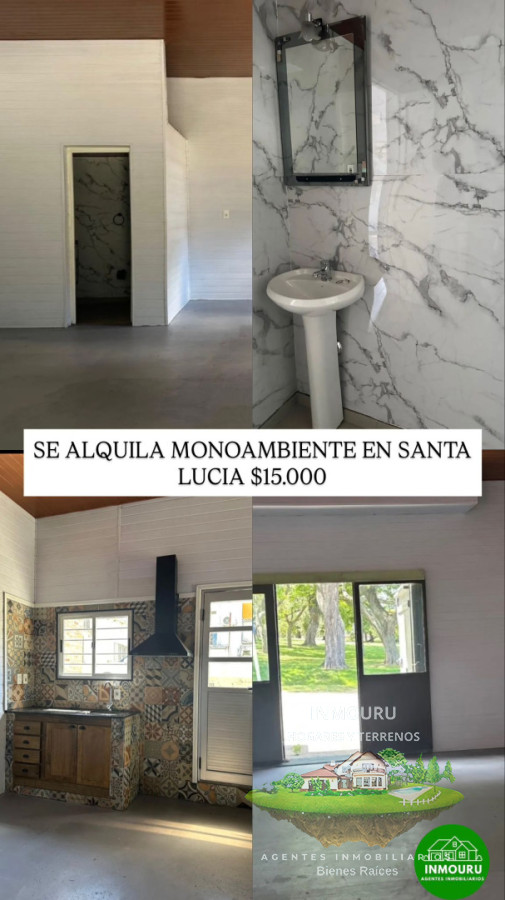 Apartamento ID.2646 - Se alquila monoambiente en zona Santa Lucia 