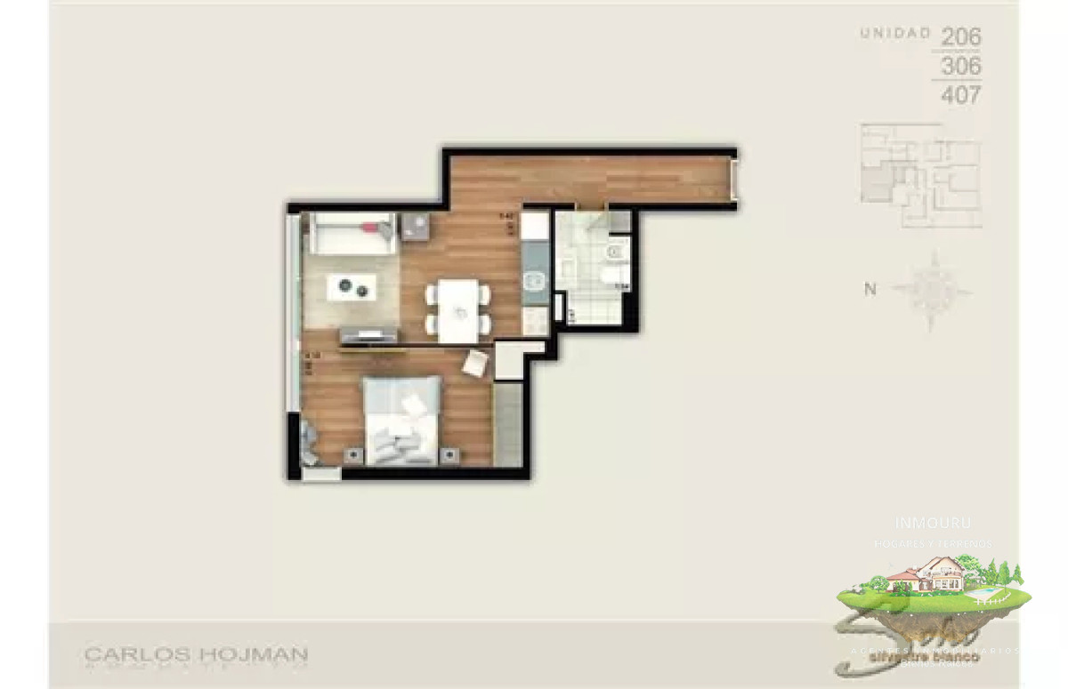 Apartamento ID.539 - Apartamento en Montevideo, Pocitos