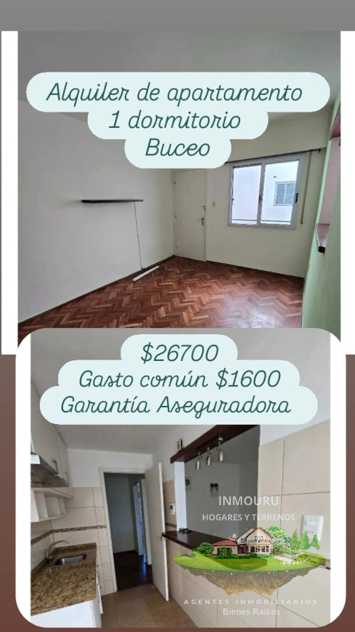 Apartamento ID.922 - Alquiler de apartamento en Buceo, 1 dormitorio.