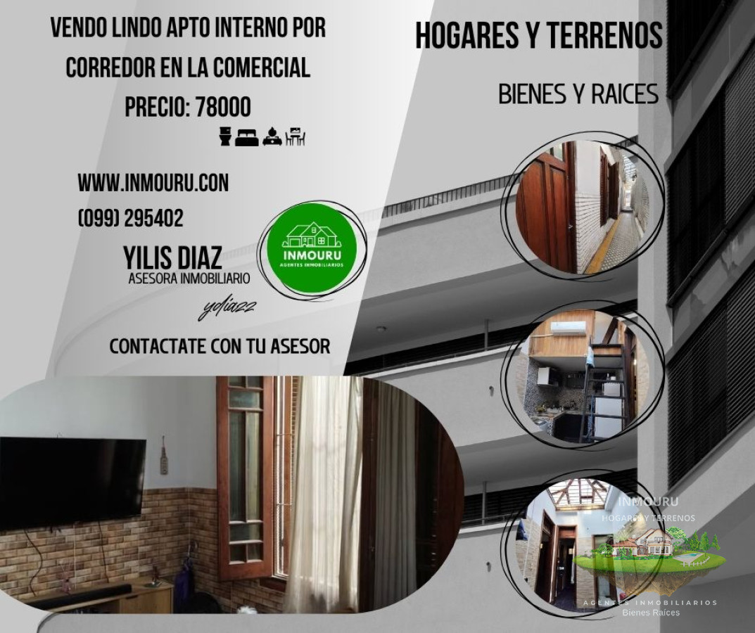 Apartamento ID.1856 - Vendo Lindo Apto en la Comercial. 
