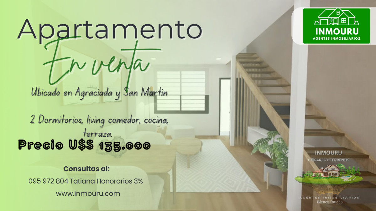 Apartamento ID.2073 - Venta de Apartamento en Aguada
