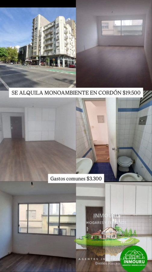 Apartamento ID.2642 - Se alquila monoambiente en zona Cordón