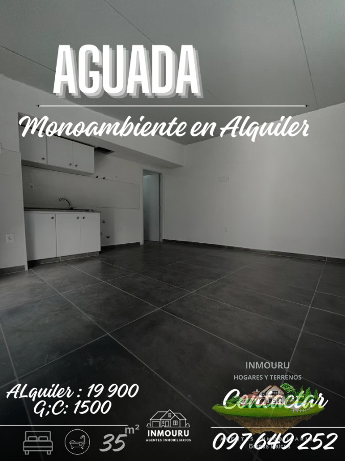 Apartamento ID.1074 - Alquiler de Monoambiente 