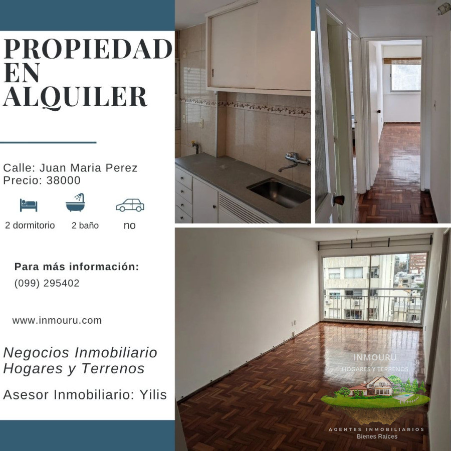 Apartamento ID.2046 - Alquilo Amplio y Luminoso Apartamento en Pocitos,