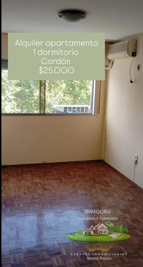 Apartamento ID.854 - Se alquila apartamento de 1 dormitorio, Cordón