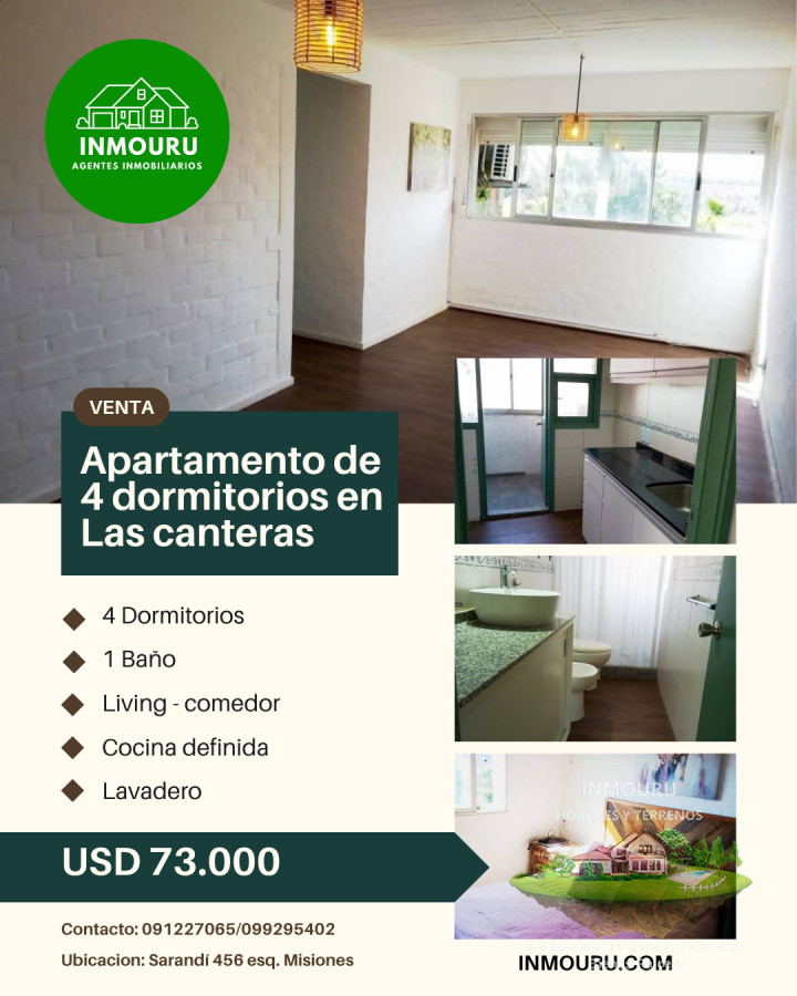 Apartamento ID.1419 - Venta de apartamento de 4 dormitorios en Las canteras
