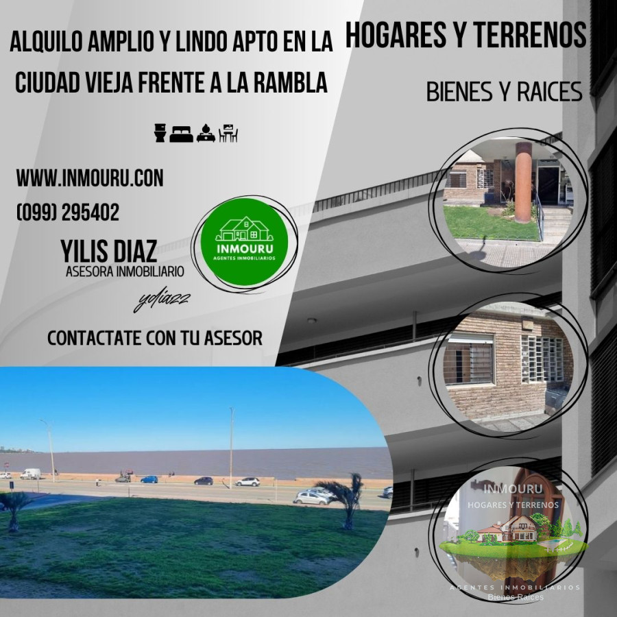 Apartamento ID.1749 - Alquilo Lindo Apto en la Ciudad Vieja