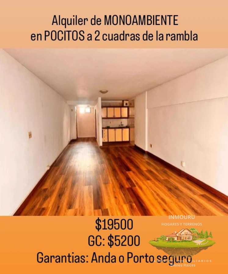 Apartamento ID.712 - ALQUILER de MONOAMBIENTE en POCITOS