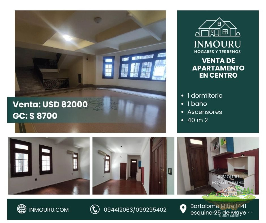 Apartamento ID.1147 - VENTA de apartamento en el CENTRO