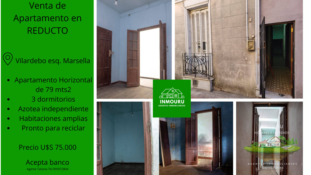 Apartamento ID.1212 - Venta de Apartamento en REDUCTO