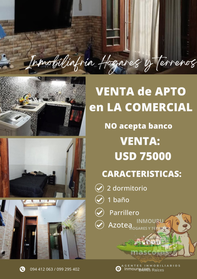 Apartamento ID.1785 - VENTA de apartamento en LA COMERCIAL 