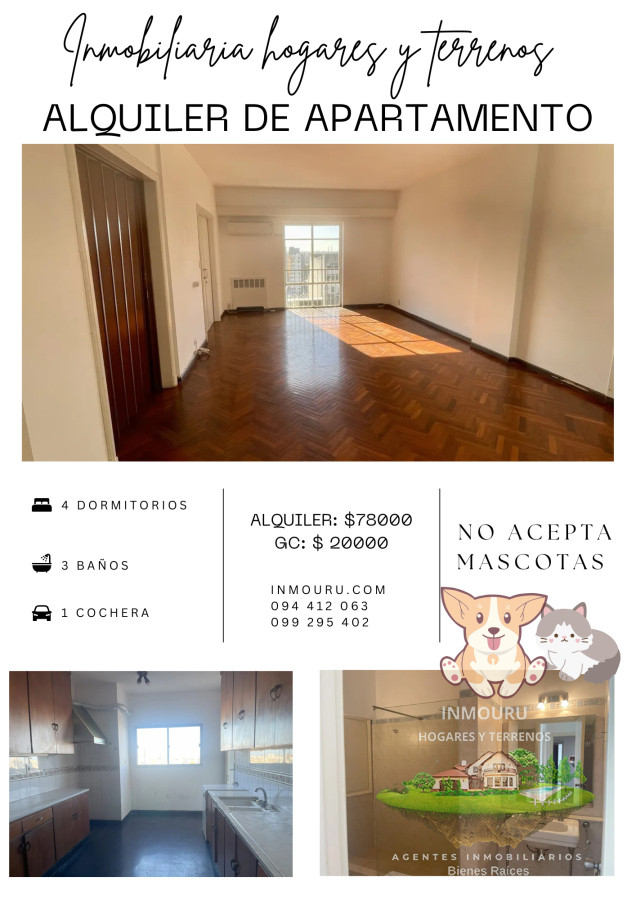 Apartamento ID.1565 - ALQUILER de apartamento en CORDON