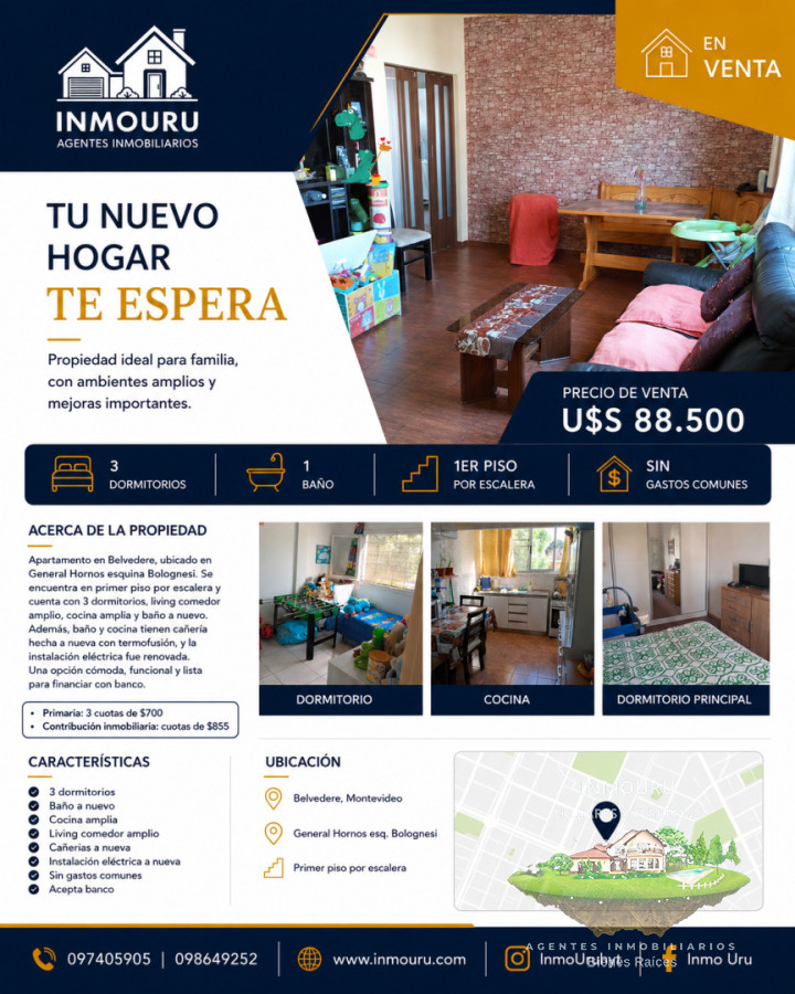 Apartamento ID.2940 - Venta Apartamento en Belvedere