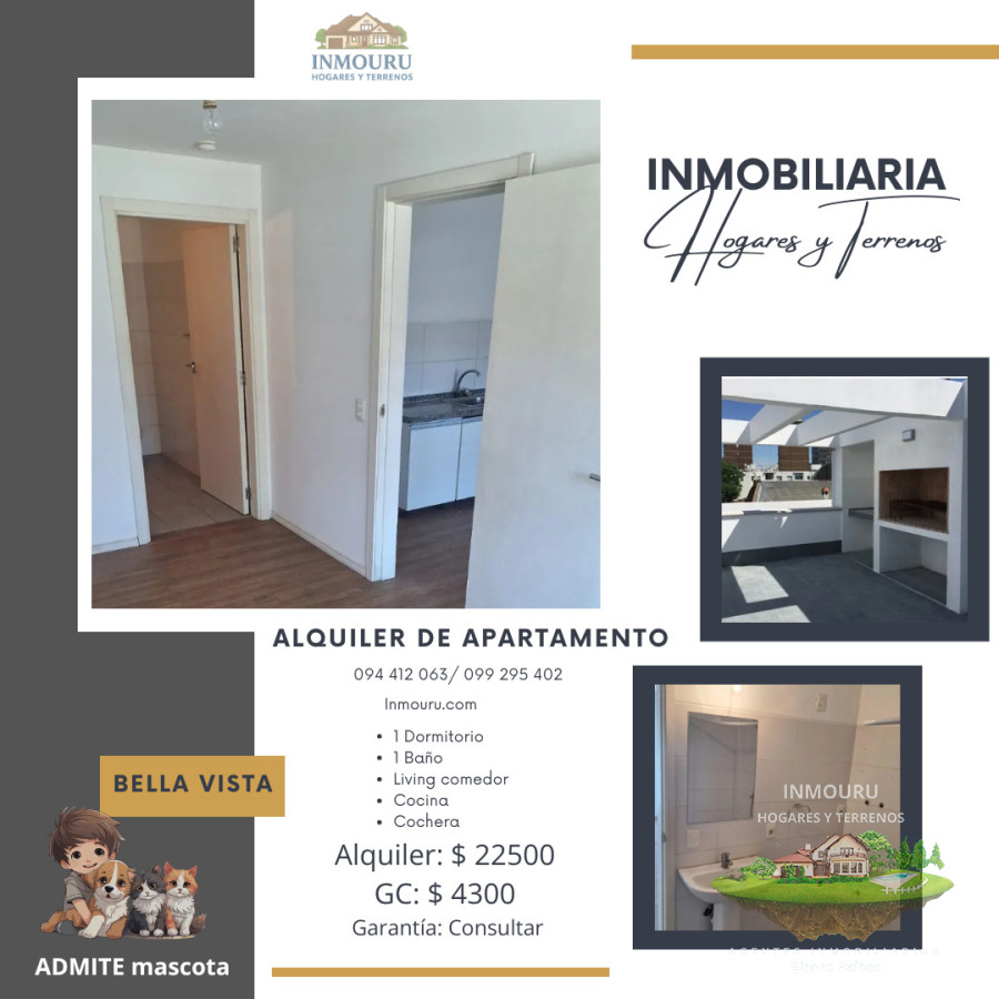 Apartamento ID.2304 - ALQUILER de apartamento en BELLA VISTA