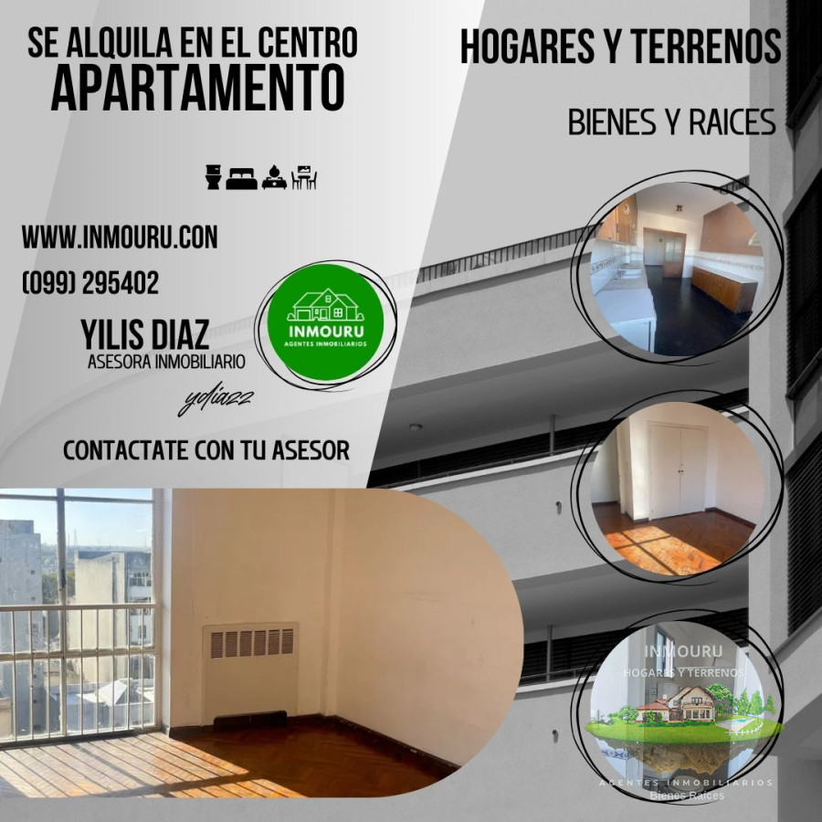 Apartamento ID.1534 - Alquiler de Amplio y Luminoso Apto em Pleno centro