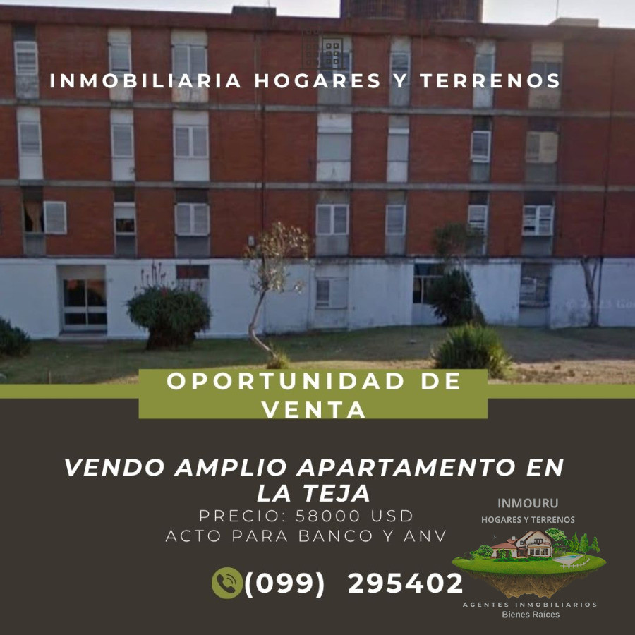 Apartamento ID.2008 - Vendo Amplio Apartamento en la Teja. 