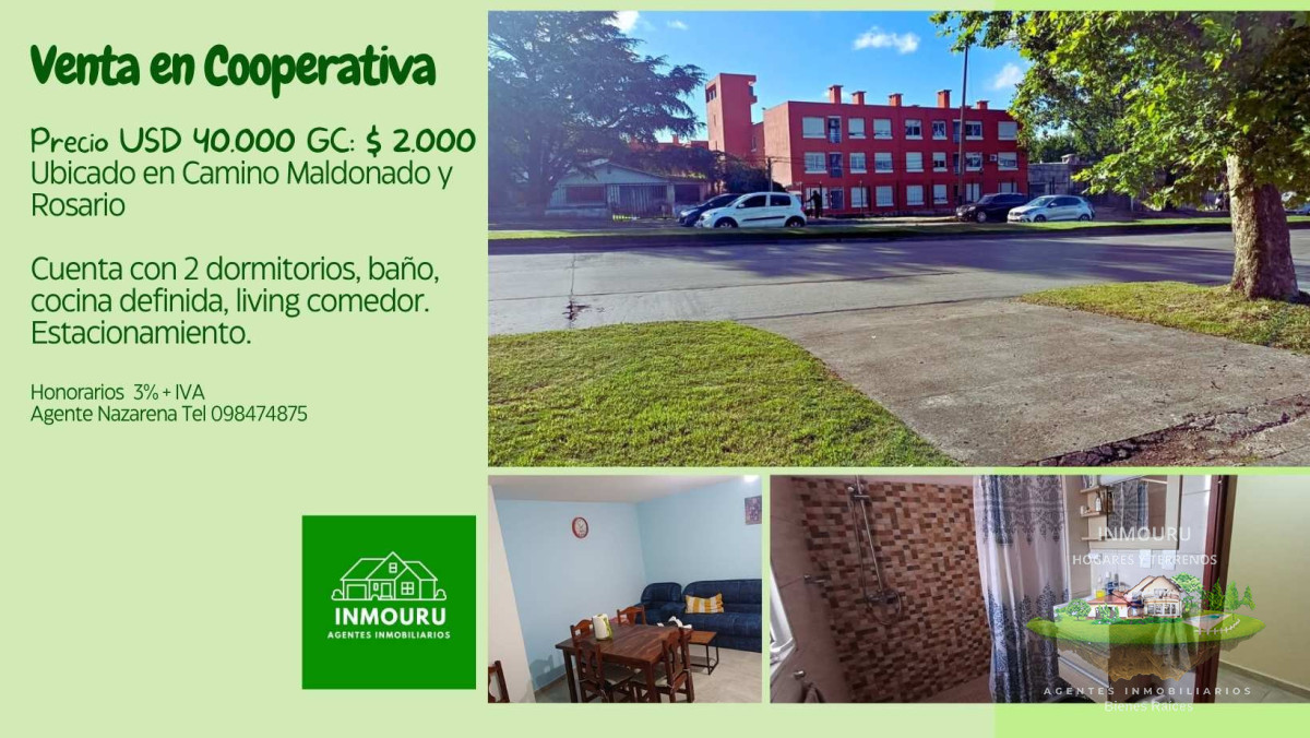 Apartamento ID.2187 - Venta de apartamento en Cooperativa