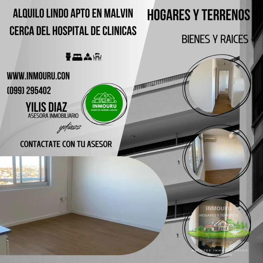 Apartamento ID.1664 - Alquilo lindo y Moderno apto en Malvín