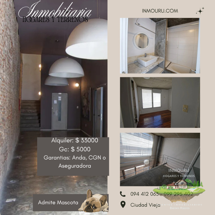 Apartamento ID.2186 - ALQUILER de apartamento en CIUDAD VIEJA 