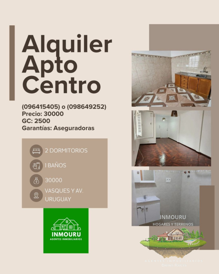 Apartamento ID.2707 - Alquiler de Apto en Centro 2 Dormitorio