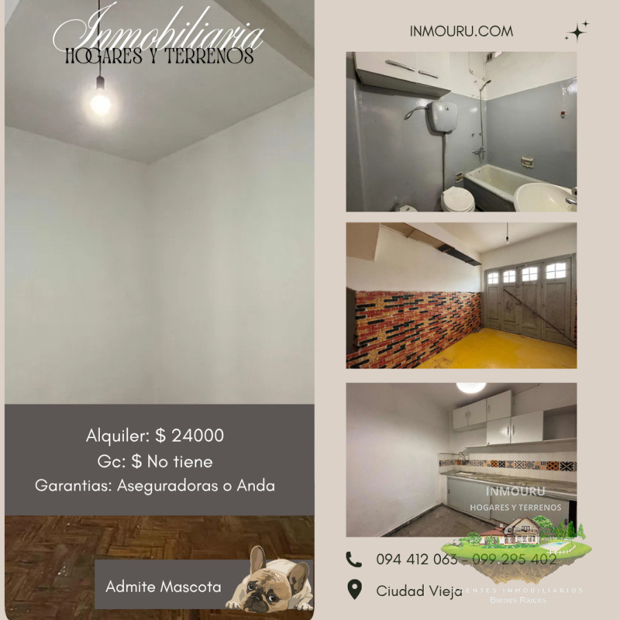 Apartamento ID.2179 - ALQUILER de apartamento tipo casa en BRAZO ORIENTAL
