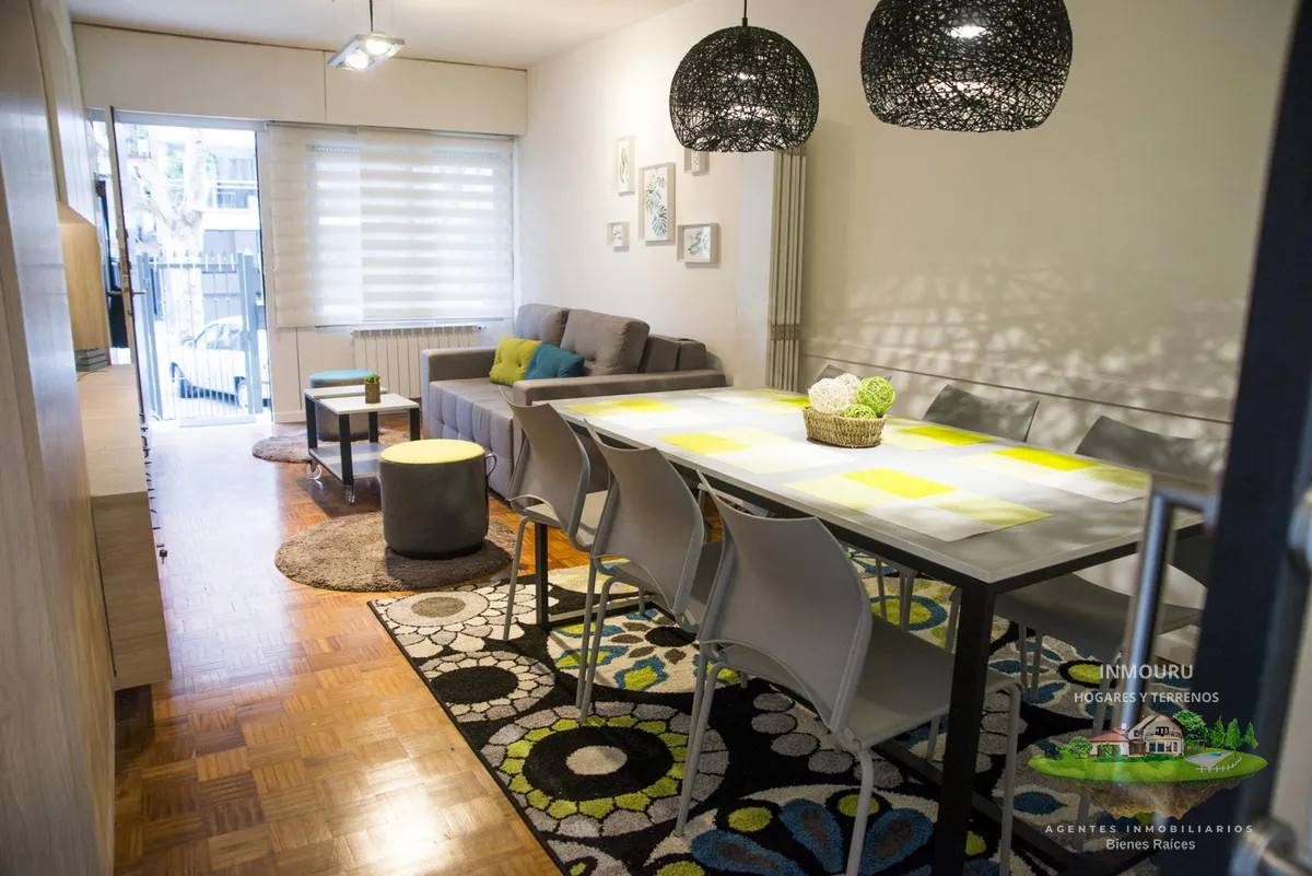 Apartamento ID.1568 - Se alquila amoblado 2 dormitorios con patio, Pocitos