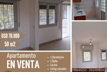 Se vende apartamento de 1 dormitorio, Capurro