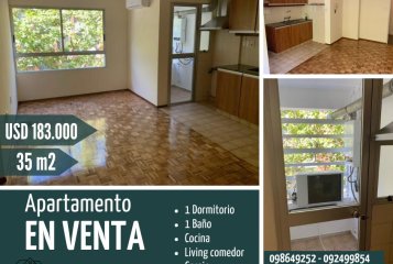 Se vende apartamento de 1 dormitorio, Punta Carretas
