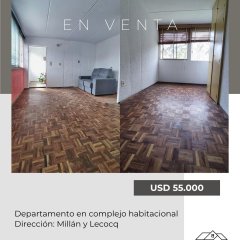 Se vende apartamento de 3 dormitorios, Conciliación