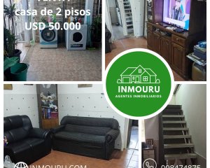 Venta de casa de 2 pisos en Piedras Blancas