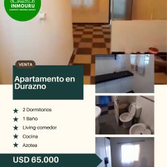 Venta de apartamento tipo casa en Durazno