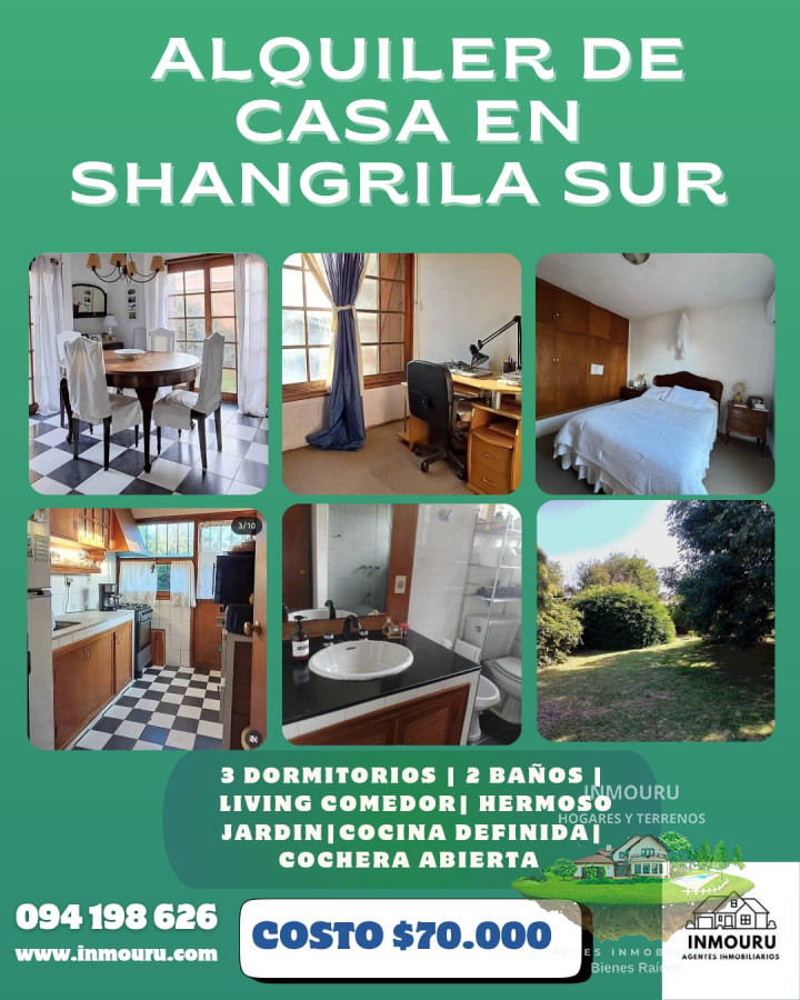 Casa ID.1314 - Alquiler de casa en Shangrila Sur