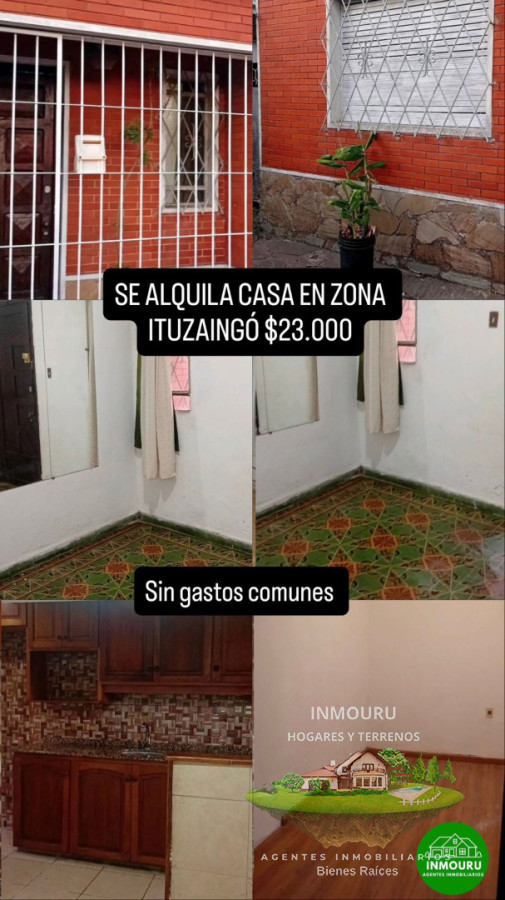 Casa ID.2517 - SE ALQUILA CASA EN ZONA ITUZAINGO