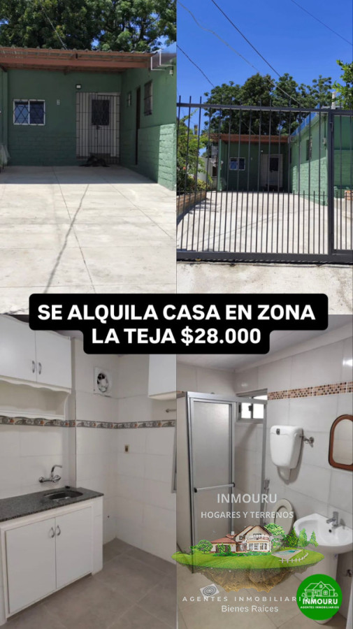 Casa ID.2567 - Se alquila casa en zona La Teja