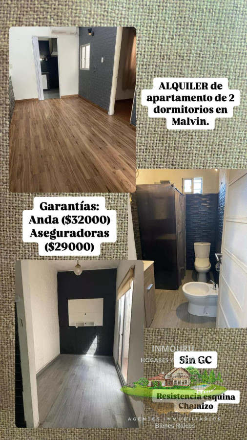 Casa ID.742 - ALQUILER de apartamento de 2 dormitorios en AMLVIN 