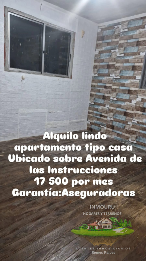 Casa ID.705 - Alquilo lindo apartamento tipo casa de 2 habitaciones sobe Avenida de las instrucciones 