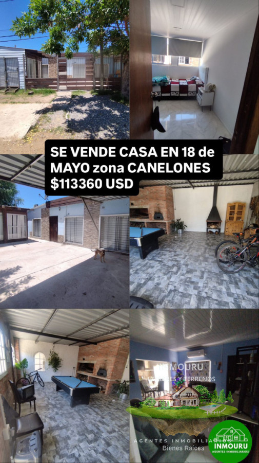 Casa ID.2361 - SE VENDE CASA EN ZONA CANELONES 18 DE MAYO