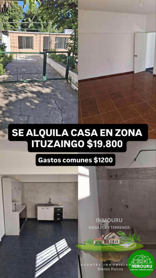 Casa ID.2477 - Se alquila casa en Zona Ituzaingo