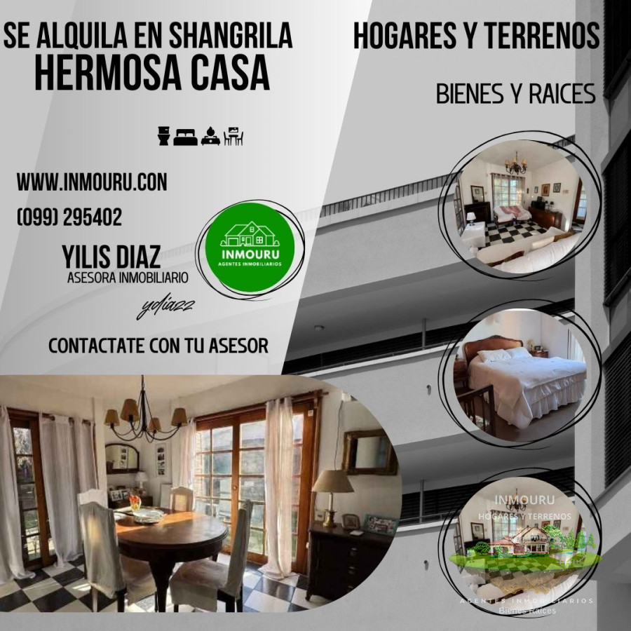 Casa ID.1719 - Se alquila hermosa casa en Balneario Shangrila