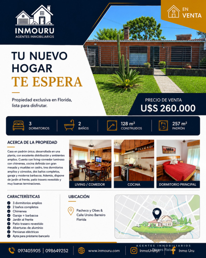 Casa ID.2913 - Venta de casa en Florida