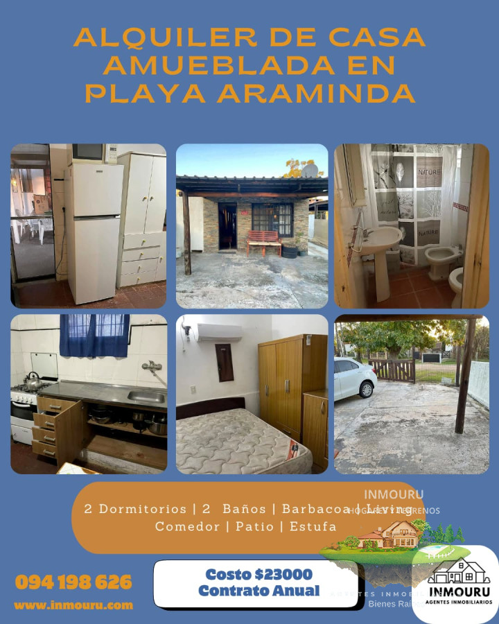 Casa ID.1126 - Alquiler de casa en Balneario Araminda 