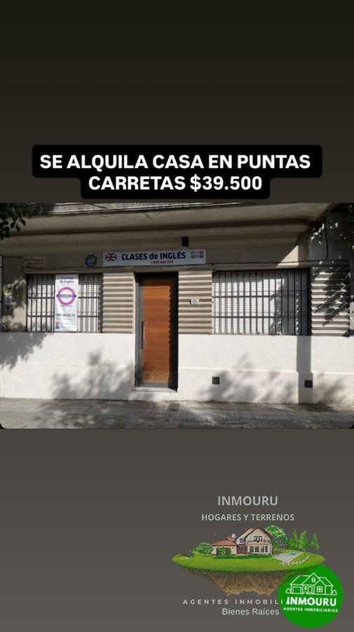 Casa ID.2620 - Se alquila casa en zona Punta Carretas