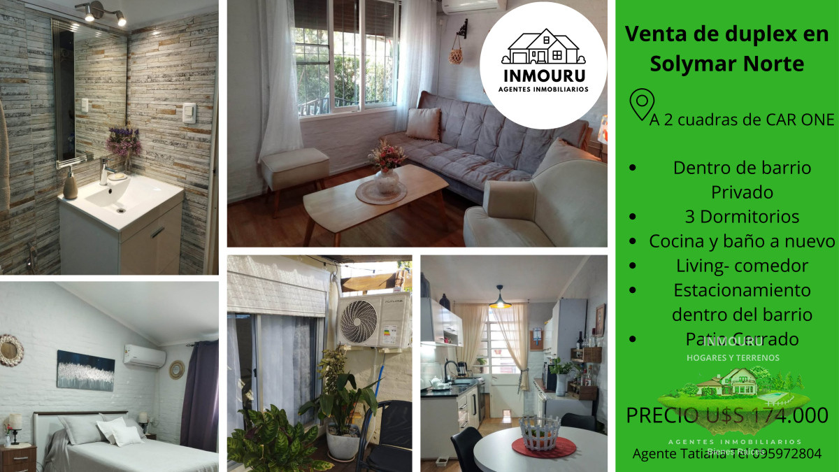Casa ID.1199 - Venta de Duplex en Solymar norte dentro de Barrio Privado