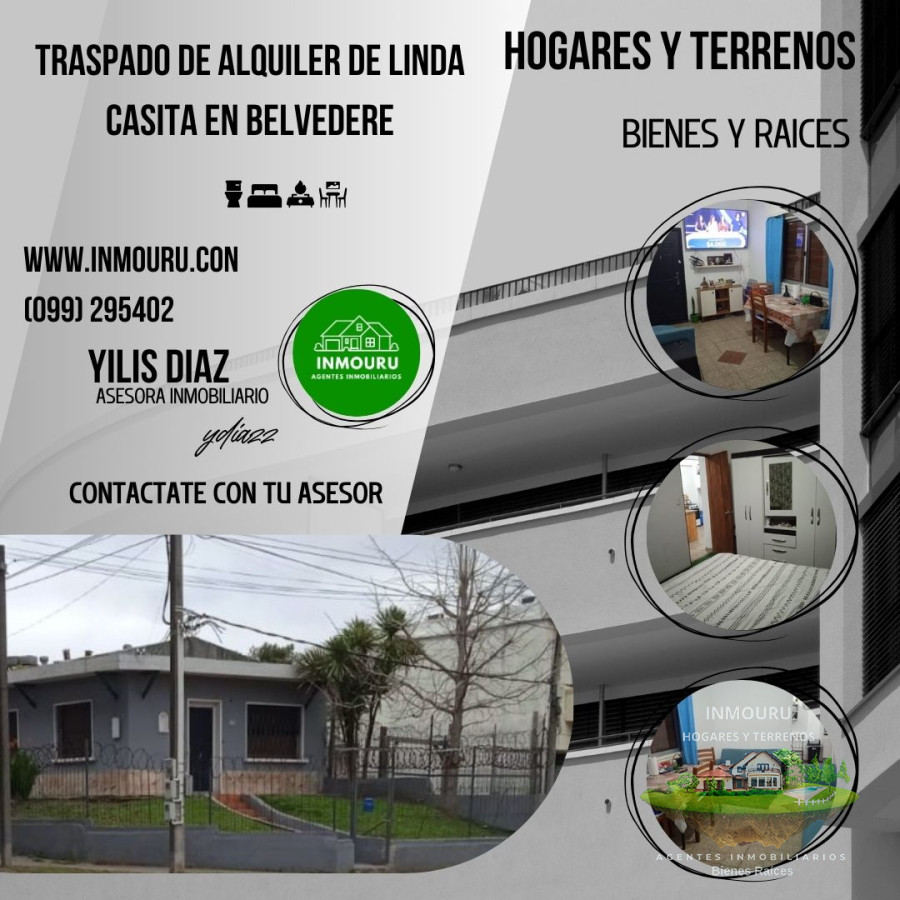 Casa ID.1760 - Traspaso d alquiler de linda casita en Belvedere