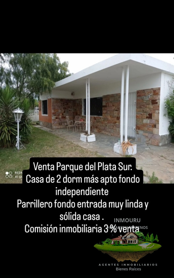 Casa ID.34 - Parque Del Plata Sur Vende O ALQUILA  CASA Y APTO 