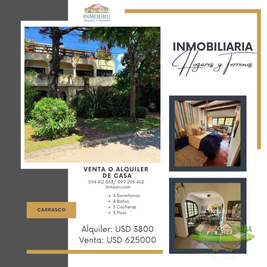 Casa ID.2252 - VENTA o ALQUILER de casa en CARRASCO