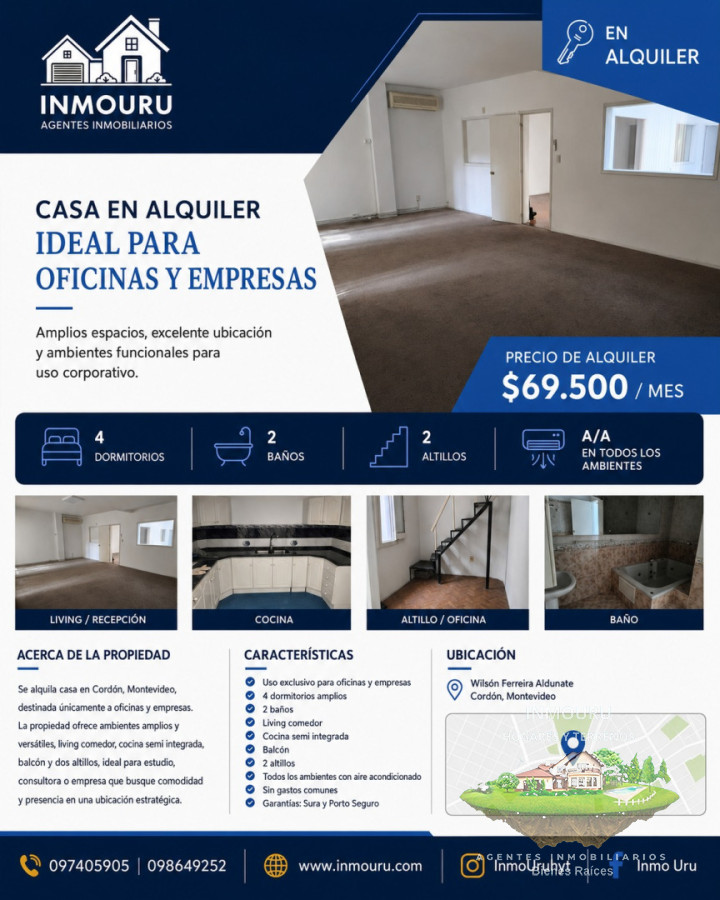 Casa ID.2624 - Alquiler de casa únicamente para oficinas y empresas - Centro