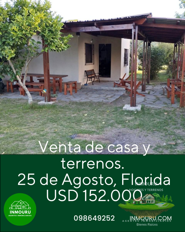 Casa ID.1988 - Venta de casa con terrenos en 25 de Agosto, Florida