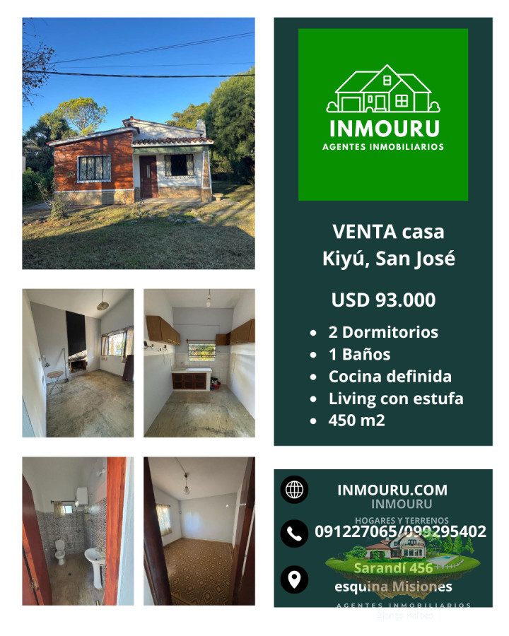 Casa ID.1198 - Se vende casa en Kiyú, San José