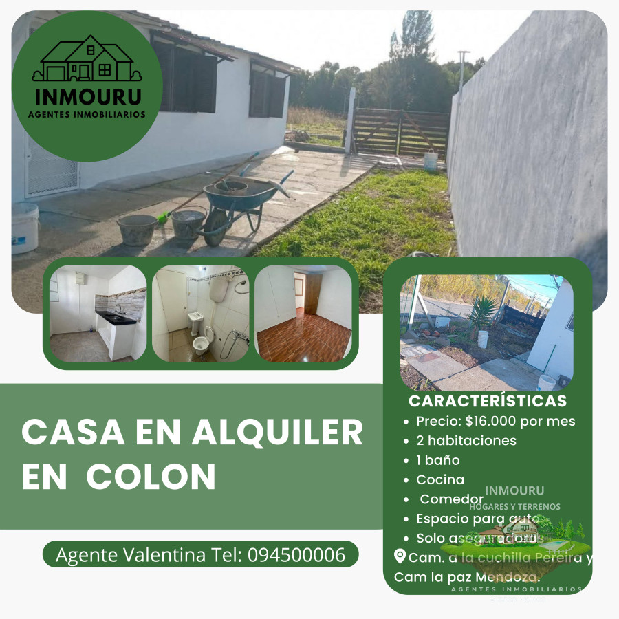 Casa ID.1288 - SE ALQUILA CASA EN COLON 